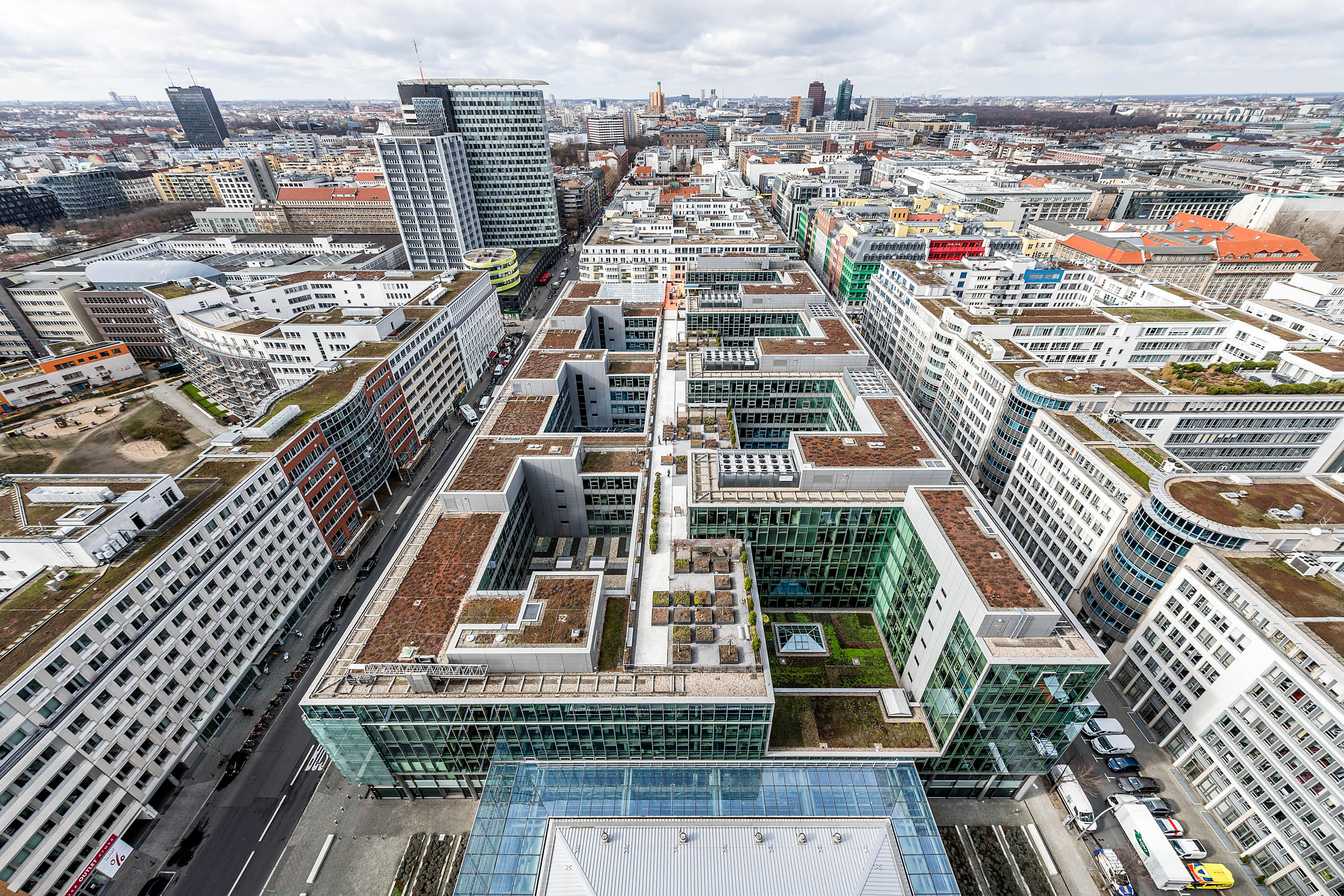 Luftaufnahme des X8.Berlin